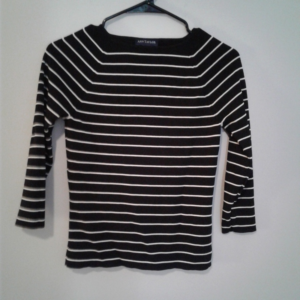 Striped 1/4 sleeve